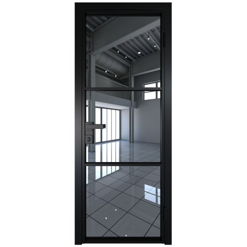 13AG Черный матовый, стекло зеркало
