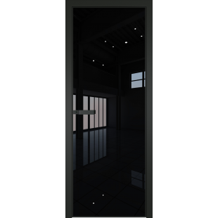 1AGN Черный матовый, стекло lacobel черный лак