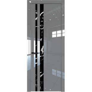 20LW Грей люкс, нефи черный узор серебро